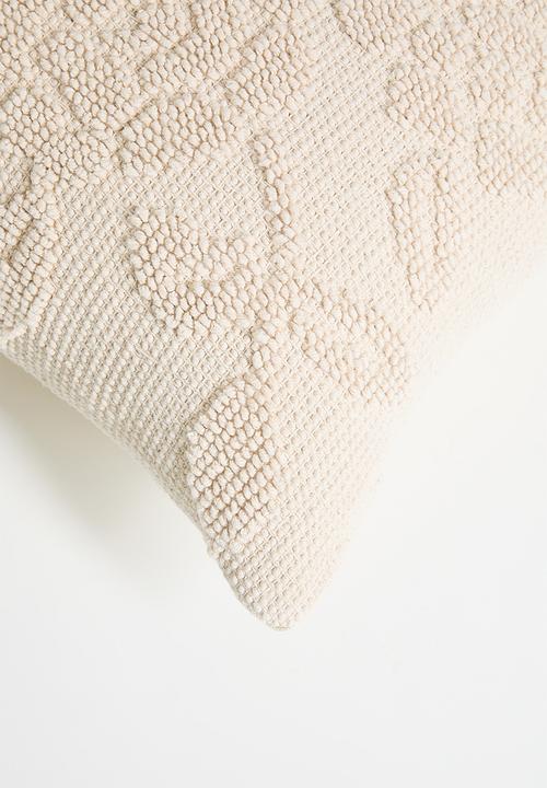 Sixth Floor - Flora Tufted Cushion Cover - Natural