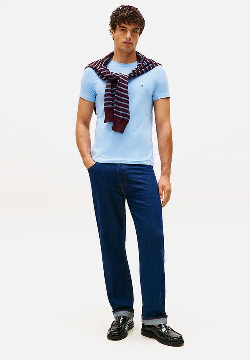 Tommy Hilfiger - Stretch Slim Fit Tee - Vessel Blue