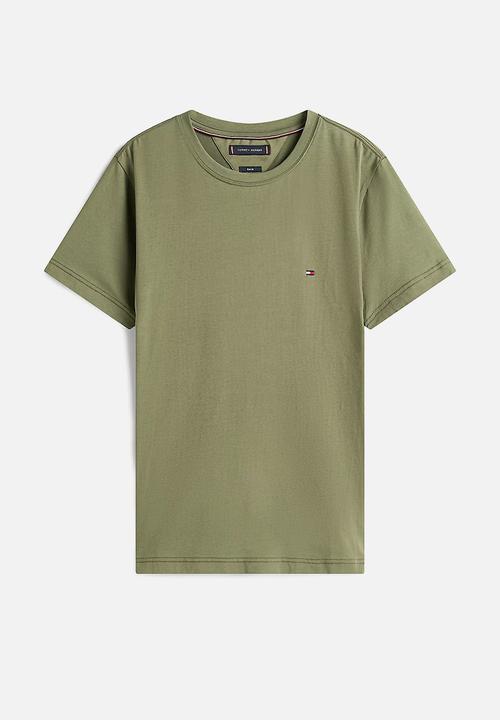 Tommy Hilfiger - Stretch Slim Fit Tee - Battle Green