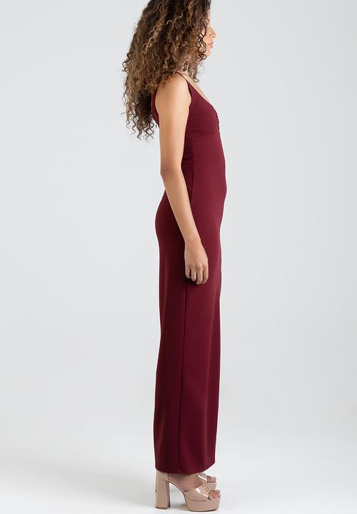 SISSY BOY - Turn Back Time: Maxi Dress - Burgundy