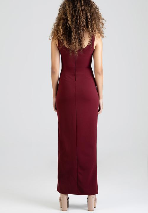 SISSY BOY - Turn Back Time: Maxi Dress - Burgundy