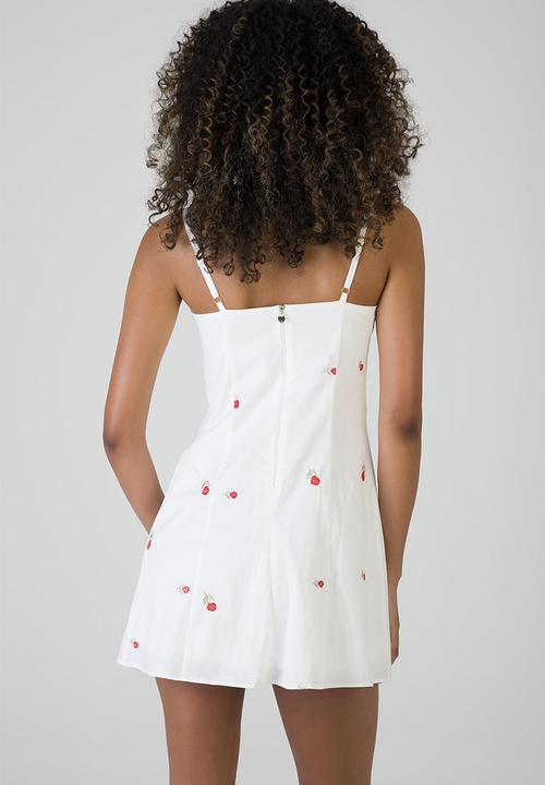 SISSY BOY - Sparks Fly: Mini Dress - White