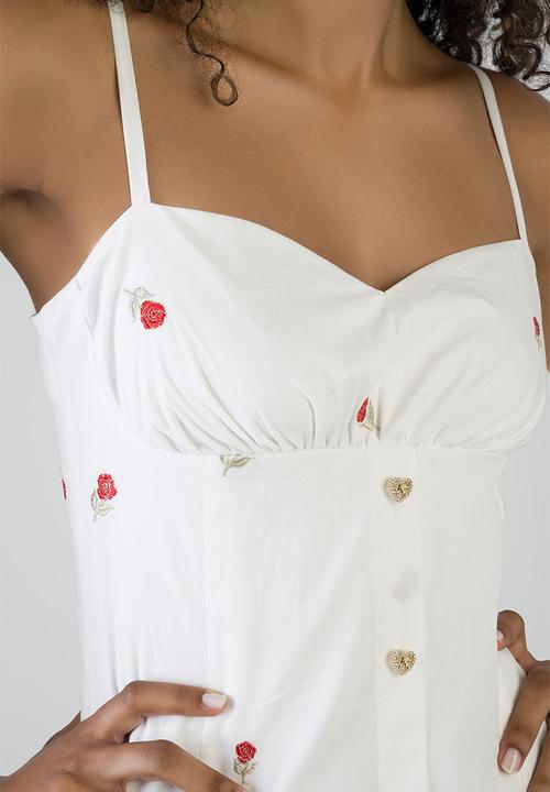 SISSY BOY - Sparks Fly: Mini Dress - White