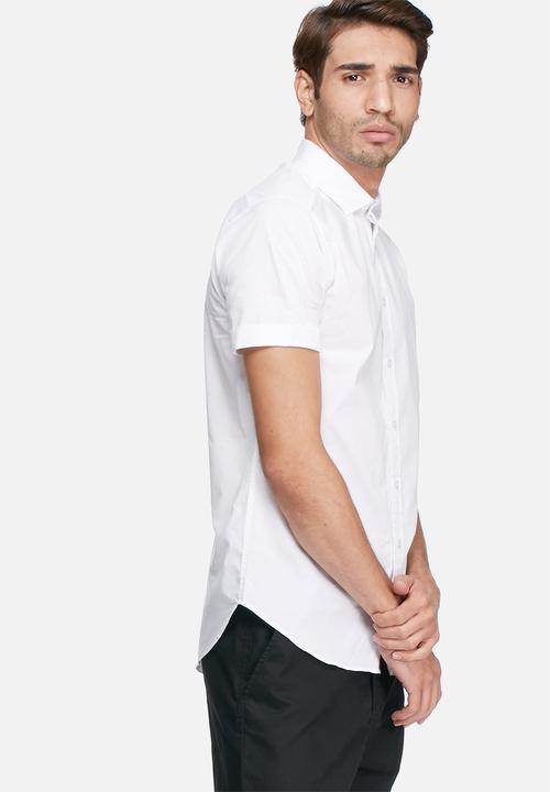 basicthread - Poplin slim fit shirt