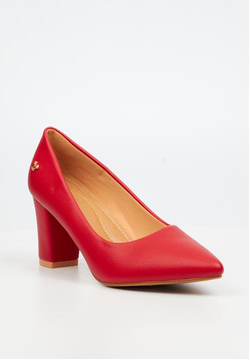 Butterfly Feet - Alison 1 heel - red