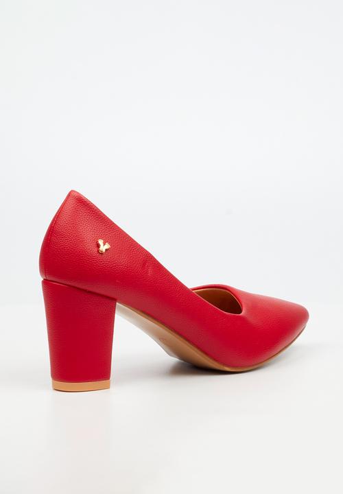 Butterfly Feet - Alison 1 heel - red