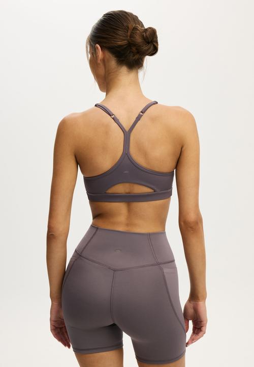 Cotton On - 365 Keyhole Crop - Violet Grey