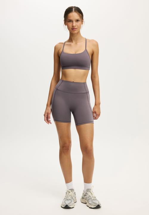 Cotton On - 365 Keyhole Crop - Violet Grey