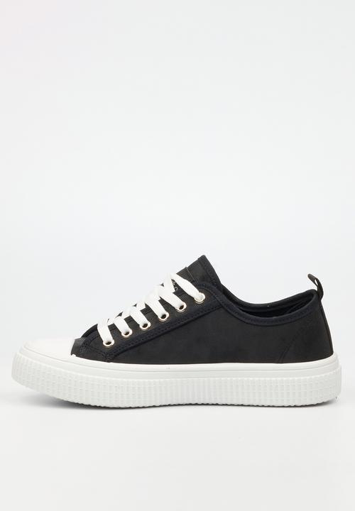Miss Black - Cortado 1 toe cap sneaker - black