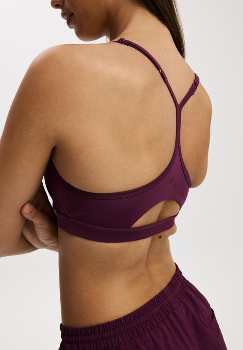 Cotton On - 365 Keyhole Crop - Pickled Beet