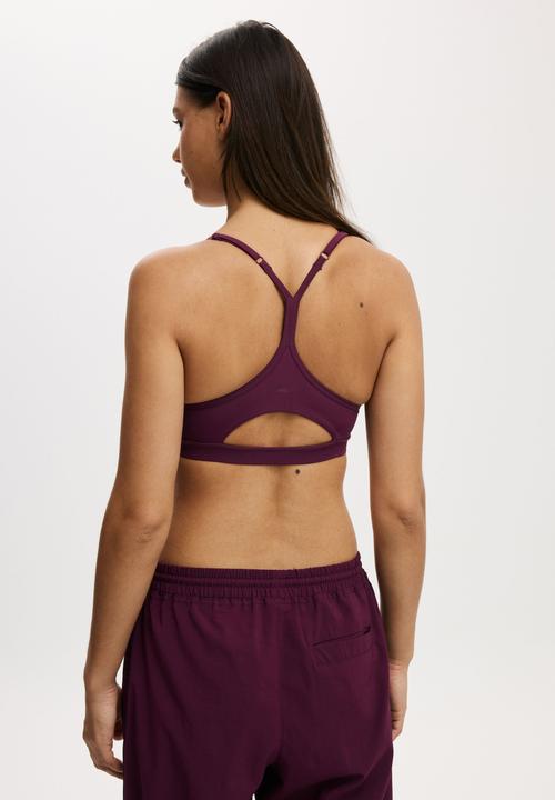 Cotton On - 365 Keyhole Crop - Pickled Beet