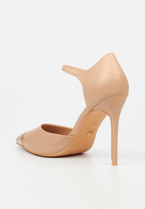 Miss Black - Lola 63 gold toe heel - neutral