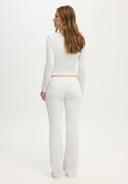 Cotton On - Dreamy soft flare pant - light grey marle