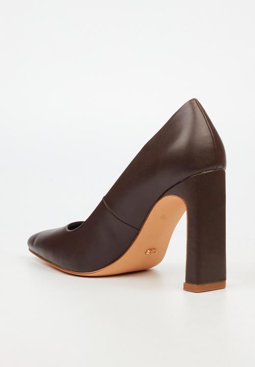 Miss Black - Nala 2 classic block heel - chocolate