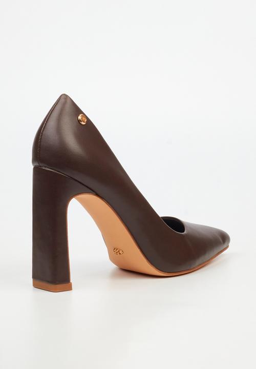 Miss Black - Nala 2 classic block heel - chocolate