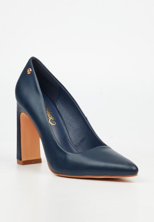 Miss Black - Nala 2 classic block heel - navy