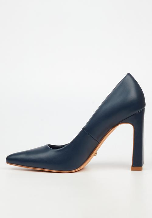 Miss Black - Nala 2 classic block heel - navy