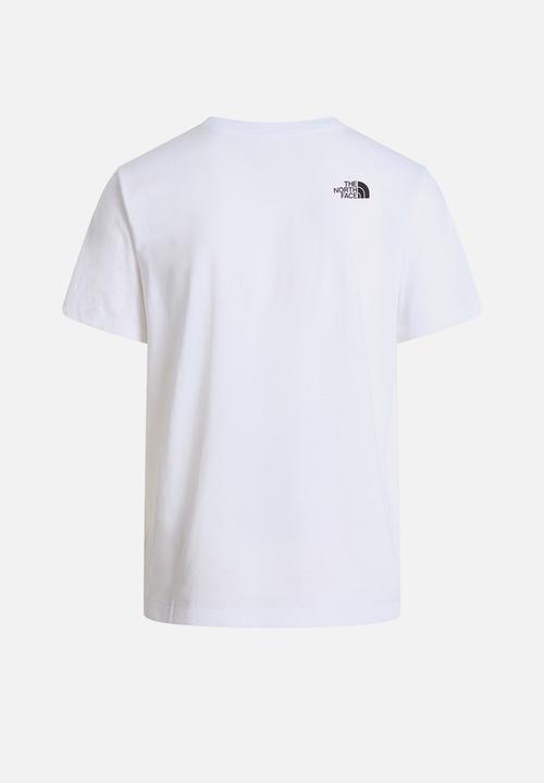 The North Face - Evolution Half Dome Regular Short Sleeve Tee - Tnf White-Tnf Black