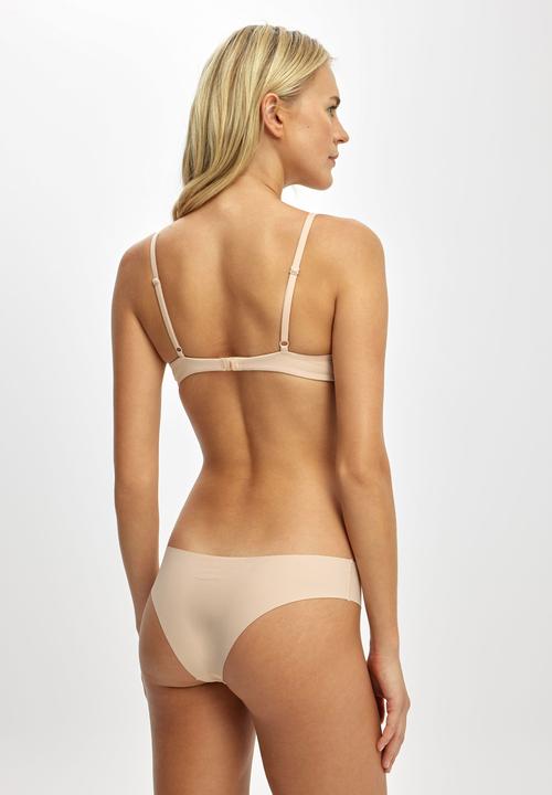 Cotton On - V Wire Lightly Lined Bra - Frappe
