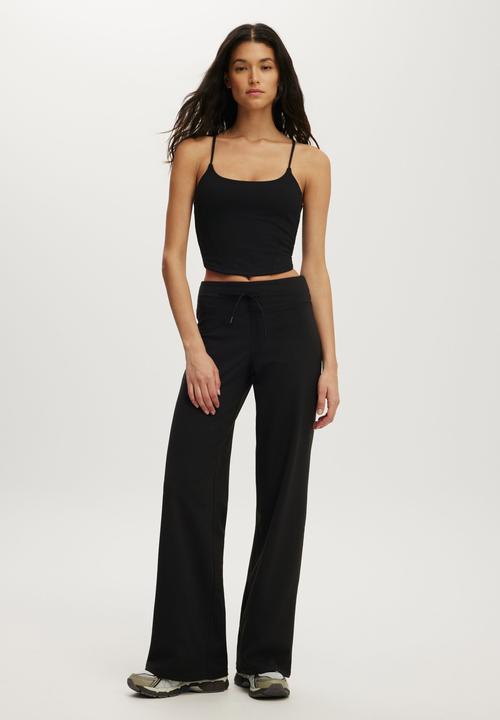 Cotton On - Ultra Soft Contour Strappy Back Tank - Black
