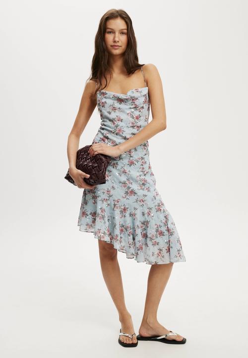 Cotton On - Bridget midi dress - roses floral