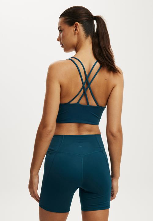 Cotton On - Ultra Soft Side Pocket Bike Short - Tidal Teal