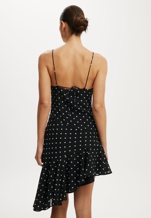 Cotton On - Bridget midi dress - black polka dot