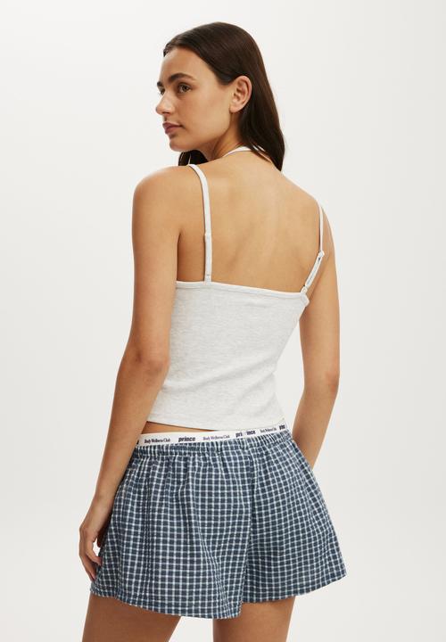 Cotton On - Double layer cami - light grey marle