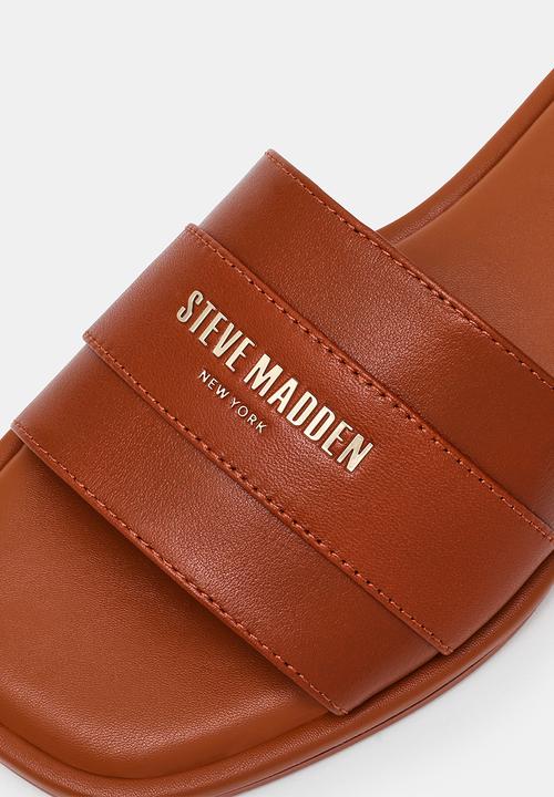 Steve Madden - Ashten slide - cognac lea
