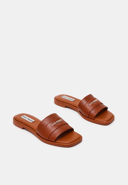 Steve Madden - Ashten slide - cognac lea