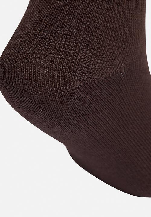 adidas Originals - Kids Ankle Sock - Stone Khaki/Olive Strata/Aurora Coffee