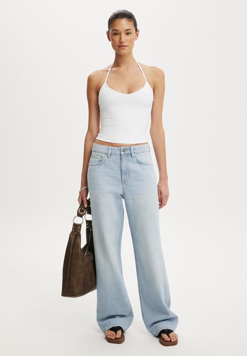 Cotton On - 91 straight jean - laurel blue