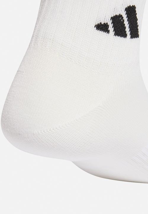 adidas Originals - Thin&Light Ankle Socks 3pk - White/white/black