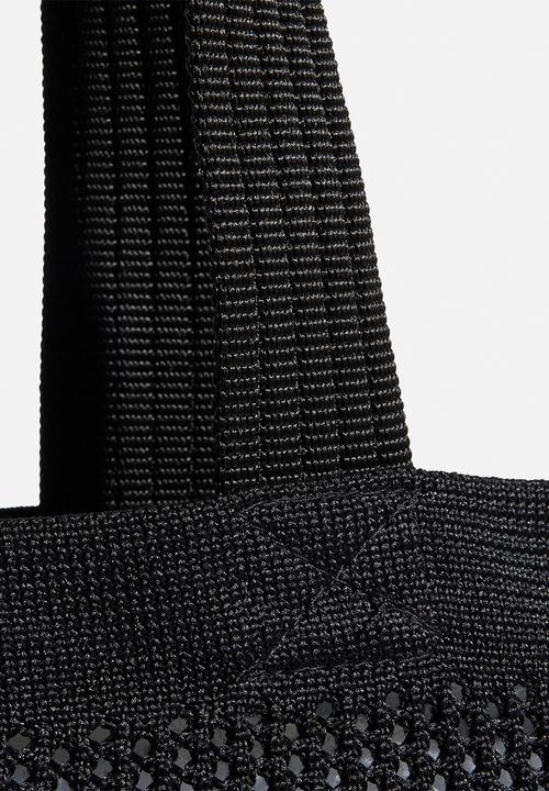 adidas Originals - Crochet tote bag - black