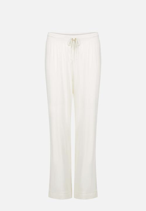 Hunkemoller - Pant jersey essential - whisper white