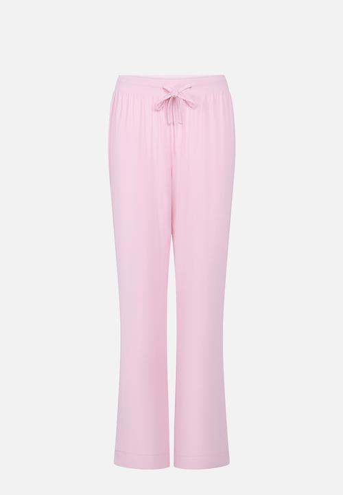 Hunkemoller - Pant jersey essential - pink