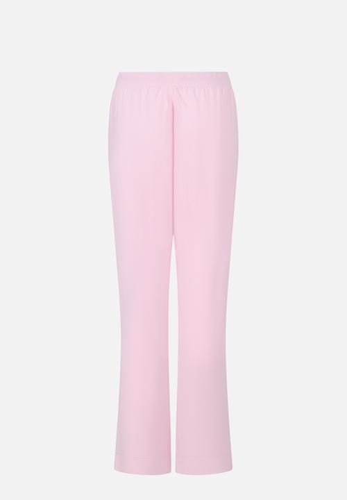 Hunkemoller - Pant jersey essential - pink