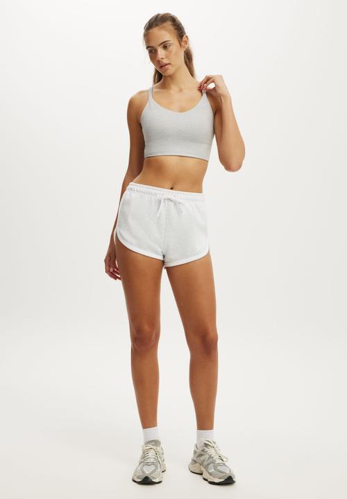 Cotton On - Active Bonded Strappy Tank - Grey Marle