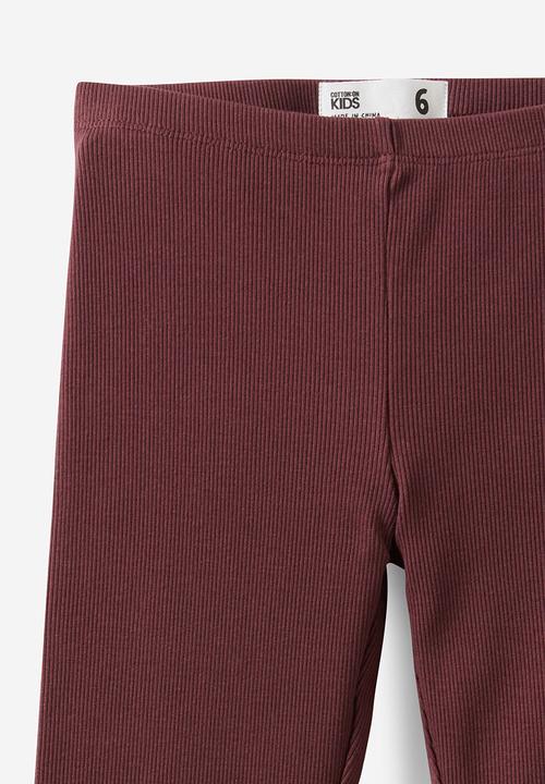 Cotton On - Huggie Tights - Bordeaux