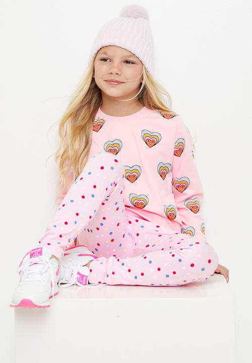 Pop Candy - Printed sweatshirt - pink/hearts