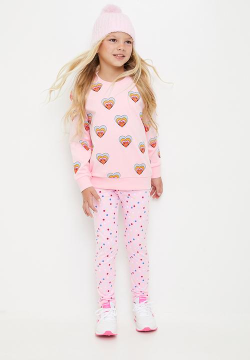 Pop Candy - Printed leggings - pink/polka dots