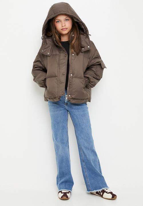 Pop Candy - Puffer jacket - dark taupe