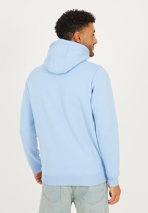 Brave Soul - Hoodie With Cross Over Hood - Cloud Blue