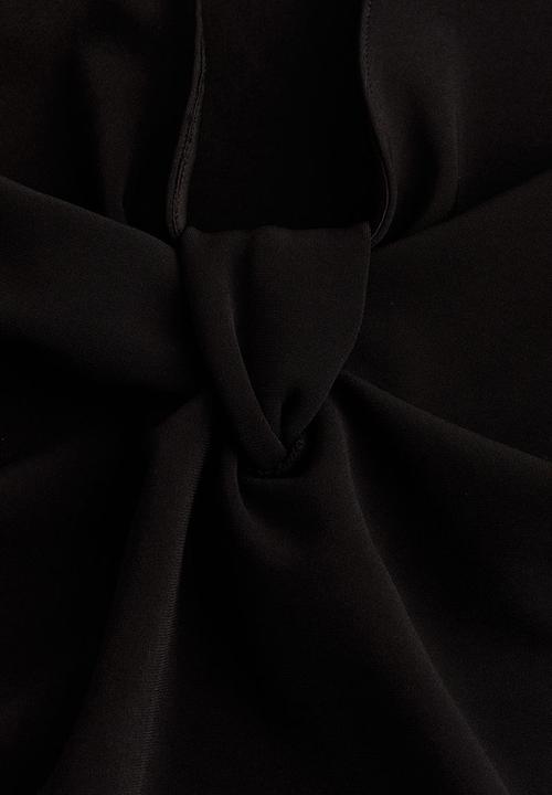 H&M - Knot-detail vest top - black