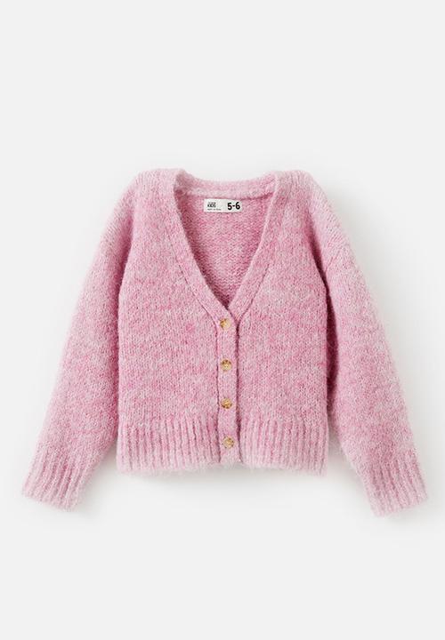 Cotton On - Vera vee neck cardigan - marshmellow marle