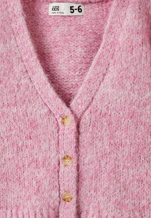 Cotton On - Vera vee neck cardigan - marshmellow marle