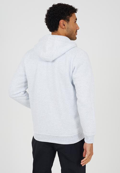 Brave Soul - Full Zip Hoodie - Ecru Marl