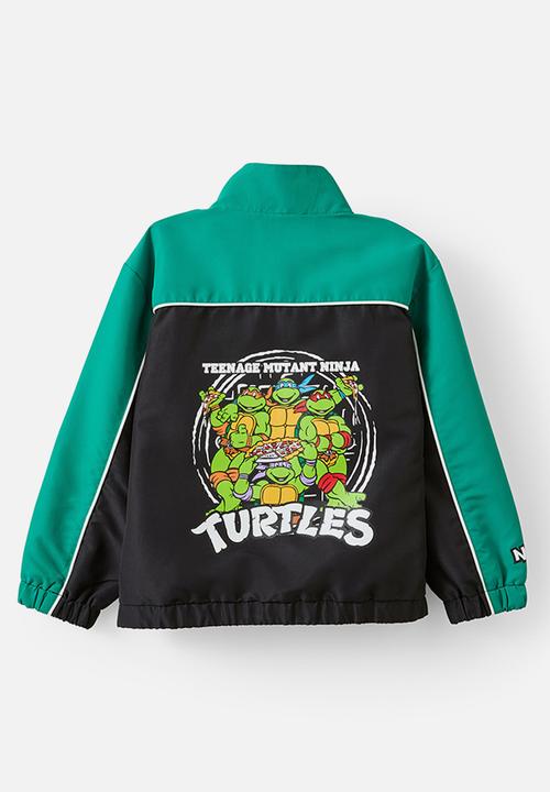 Cotton On - License zip through spray jacket - lcn nic phantom/deep mint ninja turtles