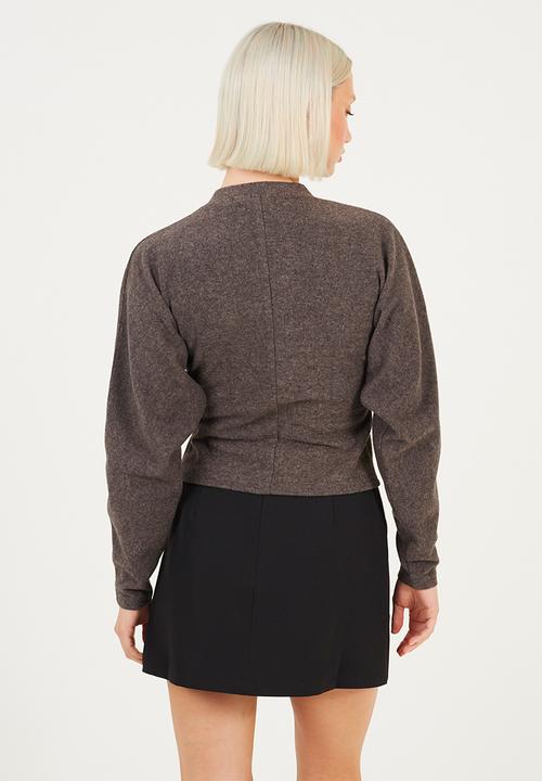 Brave Soul - Ladies Long Sleeve Button Down - Grey