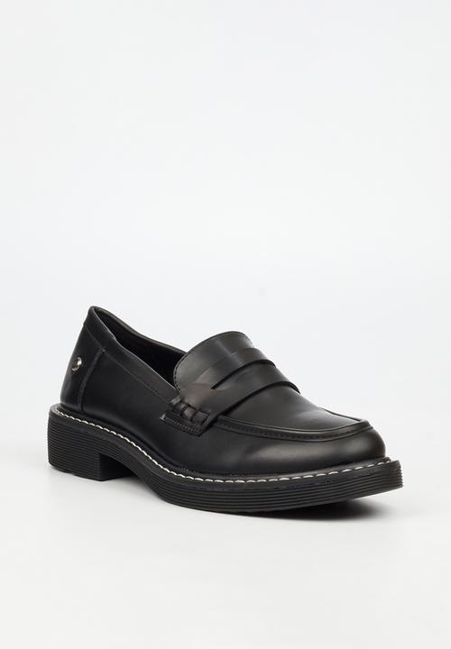 Miss Black - Princeton 5 penny moc derby - black